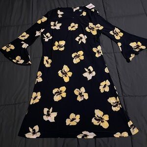 Floral Bell Sleeve Dress